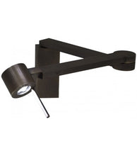 Load image into Gallery viewer, Manhattan Ap ACAM.001337 Wall Lamp, \ 420w x 40d x 125h mm, Frame Satin Bronze, With 3w Led
