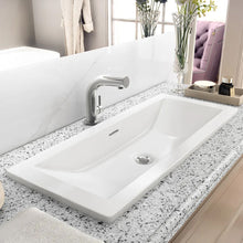 Load image into Gallery viewer, Rossendale 91 Du-Ros-91-10 Build-In Wash Basin 916 X 382 X 148 mm in White QUARRYCAST™
