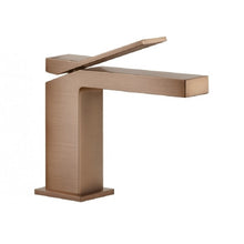 Load image into Gallery viewer, 53001.708 Rettangolo K basin mixer in brushed copper with pop up waste, with GA cert.C20190356
