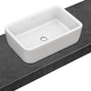 Architectura 412760R1 rectangular wash basin 600mm in white alpin ceramicplus
