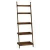 Stairs ACOM0534N.RU element with five shelves, single element 600 x 1800 mm brown oak