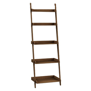 Stairs ACOM0534N.RU element with five shelves, single element 600 x 1800 mm brown oak