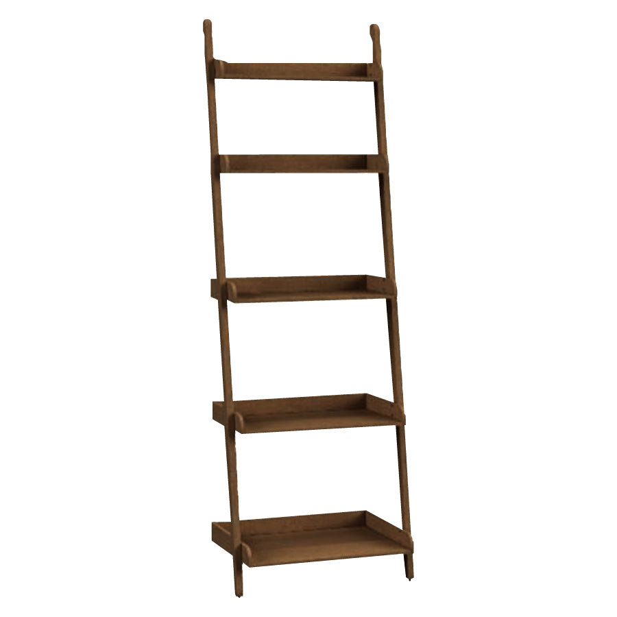 Stairs ACOM0534N.RU element with five shelves, single element 600 x 1800 mm brown oak