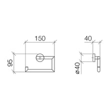 Load image into Gallery viewer, 83500979-06 Paper Holder in Platinum Matt
