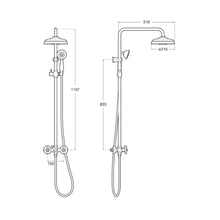Load image into Gallery viewer, Carmen A5A974BC00 shower column in chrome [淋浴柱]

