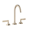 20713819-46 (XV-008914)  special made three-hole basin mixer in champagne matt with pop-up waste