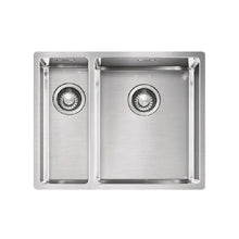 Load image into Gallery viewer, BXX260-4002E SBL (127.0546.206) Box stainless steel fabricated double sink bowl with waste
