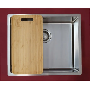BXX260-4002E SBL (127.0546.206) Box stainless steel fabricated double sink bowl with waste