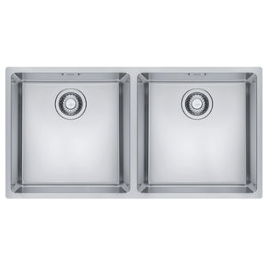 MRX 120-40-40 (122.0531.854) Maris stainless steel deep drawn  double sink bowl with waste size: 865x440mm