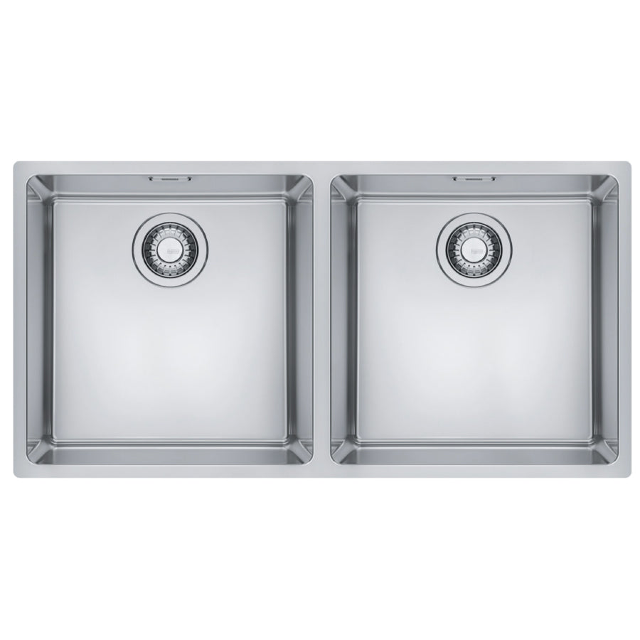 MRX 120-40-40 (122.0531.854) Maris stainless steel deep drawn  double sink bowl with waste size: 865x440mm