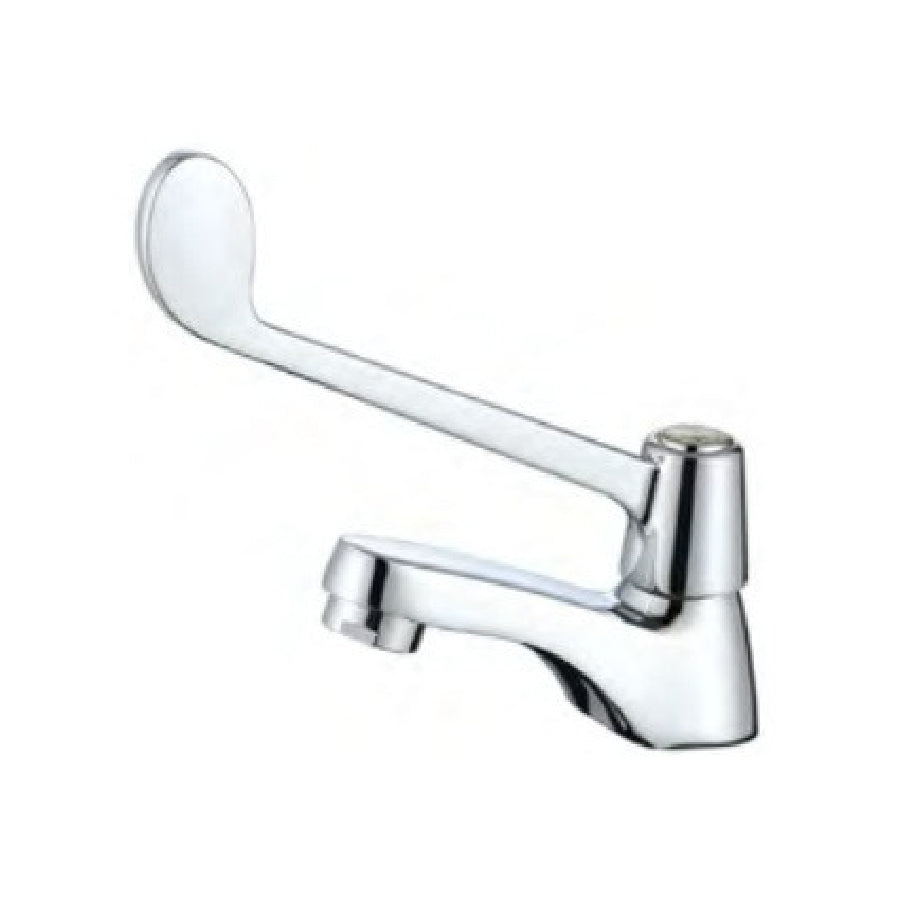 N0923 Novita basin tap with F1/2” x F1/2” inlet flexible hose in chrome