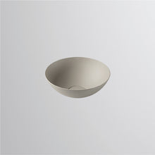 Load image into Gallery viewer, 3900 000 082 Terra dish basin D300mm in silk matt without tap hole and overflow, with drain valve and valve cap
