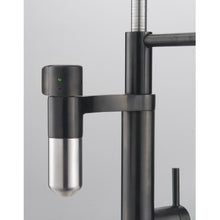Load image into Gallery viewer, 120.0551.242  Vitual Capsule 2 in 1 semi-professional filter tap in matt black and silk steel PVD  2合1半專業過濾龍頭
