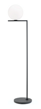 Load image into Gallery viewer, IC F2 Outdoor F012B02C030 Floor Lamp, D360 x 1852h mm, Frame Black, Base Black Lava, with LED light bulb
