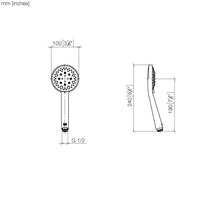 Load image into Gallery viewer, 28018979-99 Handshower 3-function in Dark Platinum Matt
