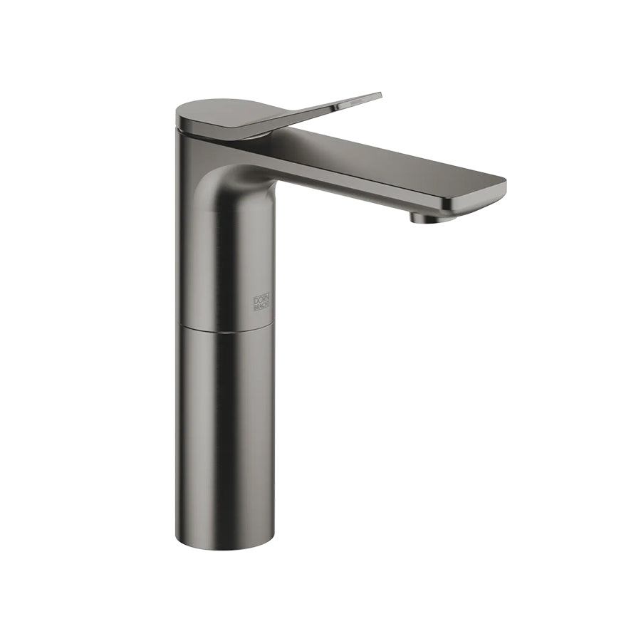 Lissé 33526845-99 (XS-077429)   Deck-mounted Single-lever Basin Mixer in dark platinum matt  Without pop-up waste