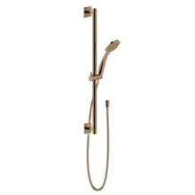 Load image into Gallery viewer, RILIEVO 59145.726 Sliding rail in 726 Warm Bronze Br. PVD with antilimestone handshower 47254.726 and 1.5m flexible hose
