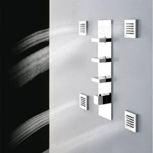 Load image into Gallery viewer, Rettangolo Wellness 32973.031 65 X 65 mm Lateral Wall Shower Head in Chrome
