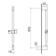 Load image into Gallery viewer, IMO 26705670-99 (XS-070130) sliding bar in Dark Platinum Matt
