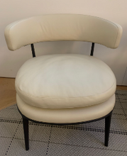 Load image into Gallery viewer, Caratos SCA69 Armchair, 685w x 670d x 685h mm, Frame Graphite Painted 0252G, Leather Alfa 201
