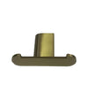 WINCO-47078Y-WBB stainless steel double robe hook in Warm brushed bronze (Gessi 726)