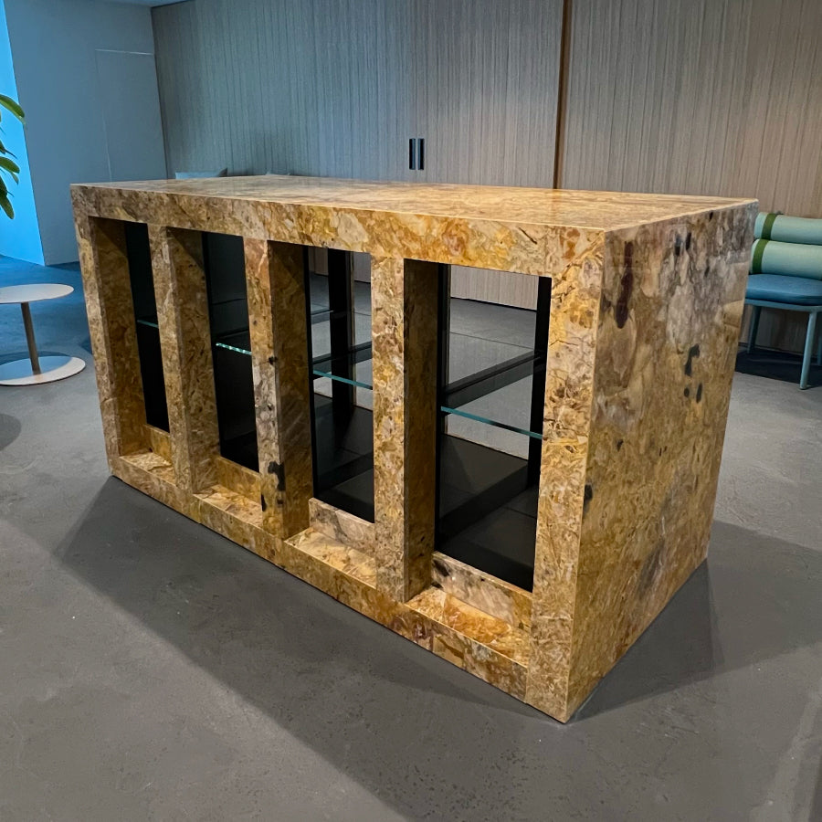 Stone Slabs Custom Island Unit, Marble Breche de Vendome BY318/1