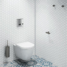 Load image into Gallery viewer, 4051C Be-Line® SS304  wall-mounted toilet brush set with lid in powder-coated finish
