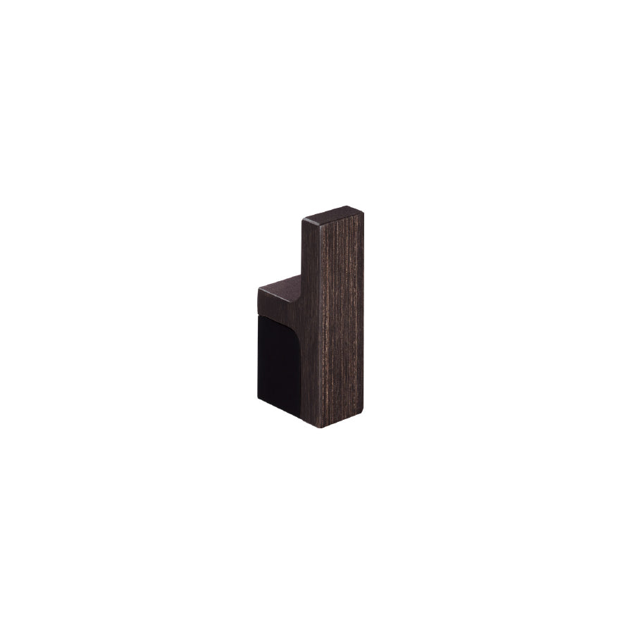 SE-055-6003 hook in matt black & K-wood dark brown