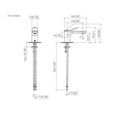 Load image into Gallery viewer, Lissé 33521845-46 (XV-009807) Deck-mounted Basin Mixer in Champagne Matt
