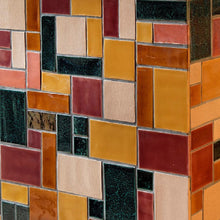 Load image into Gallery viewer, Glazed Tile, B053 Saffron Yellow, Field Tiles Half Square 110x55x10mm, in Glossy Translucent
