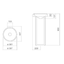 Load image into Gallery viewer, 4508 500 000, WT.RX400.CU, Washstand, white/white
