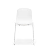 Holi TO-1611 Chair Shell, 485w x 510d x 330h mm, Frame White Polypropylene & Holi TO-1601 Chair base, 485w x 510d x 465h mm, Frame White Metal