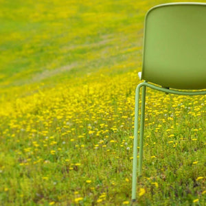 Holi TO-1611 Chair, 485w x 510d x 330h mm, Frame Olive Grey Polypropylene & TO-1601 Chair base, 485w x 510d x 465h mm, Frame Olive Grey Metal