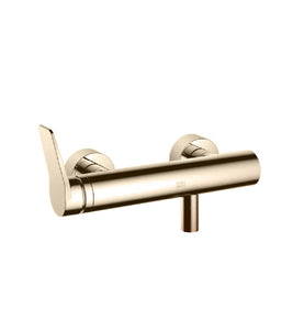 Lissé 33300845-47 / XV-007891 wall-mounted exposed single-lever shower mixer in Champagne