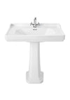 A3270A0000 (EU) Carmen wall-hung viterous china basin 800x500x225 mm in white