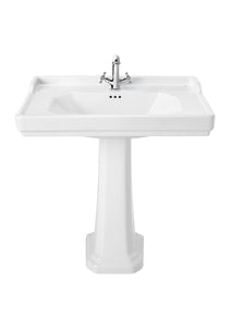 A3270A0000 (EU) Carmen wall-hung viterous china basin 800x500x225 mm in white