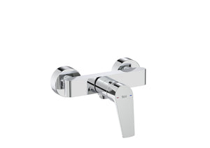 A5A2190C0N Atlas wall-mounted shower mixer in chrome 258 x 137 mm
