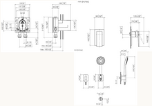 Load image into Gallery viewer, 36022730-00 + 3502097090 + 27803845-00 SUPERNOVA ONE-WAY SHOWER BUNDLE IN CHROME
