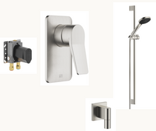 Load image into Gallery viewer, 36020845-06 + 3502097090 + 26403979-06 + 28450980-06 ONE WAY SHOWER BUNDLE IN PLATINUM MATT
