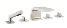 Load image into Gallery viewer, 20000705-06 + 20000706-06 + 13612705-06 + 29126705-06 + 27702980-06 Deck-mounted Bath Mixer in Platinum Matt
