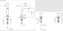 Load image into Gallery viewer, 20004705-06 +  20004706-06 + 13715705-06 BASIN MIXER IN PLATINUM MATT
