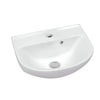 WBAAWR111WW Windsor hand washbasin 410 mm in white with one taphole