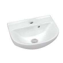 Load image into Gallery viewer, WBAAWR111WW Windsor hand washbasin 410 mm in white with one taphole
