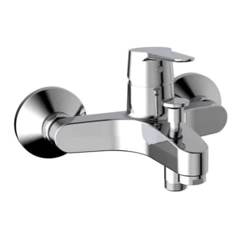 A5A027EC0K (EU) Estreia wall mounted single lever bath & shower mixer (without accessories) in chrome plated