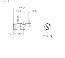 Load image into Gallery viewer, 12580970-00 SLIDER [Handshower Holder - SPARE PART] in Polished Chrome
