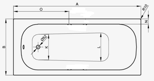 Betteclassic 1268 bathtub 1500 x 700 x 450 mm [鋼板浴缸]