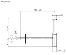 Load image into Gallery viewer, 10.060.780.47 Siphon for Basin in 1-1/4" in Champagne
