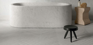 Bianco Carrara Stone Walls & Floors tiles in Stone Parquet, 70x600x14mm