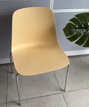Load image into Gallery viewer, Lola Chair, 500w x 500d x 820h (450sh) mm, Shell Khaki, Frame Chrome
