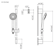 Load image into Gallery viewer, 26413832-00  Shower set  in polished chrome
